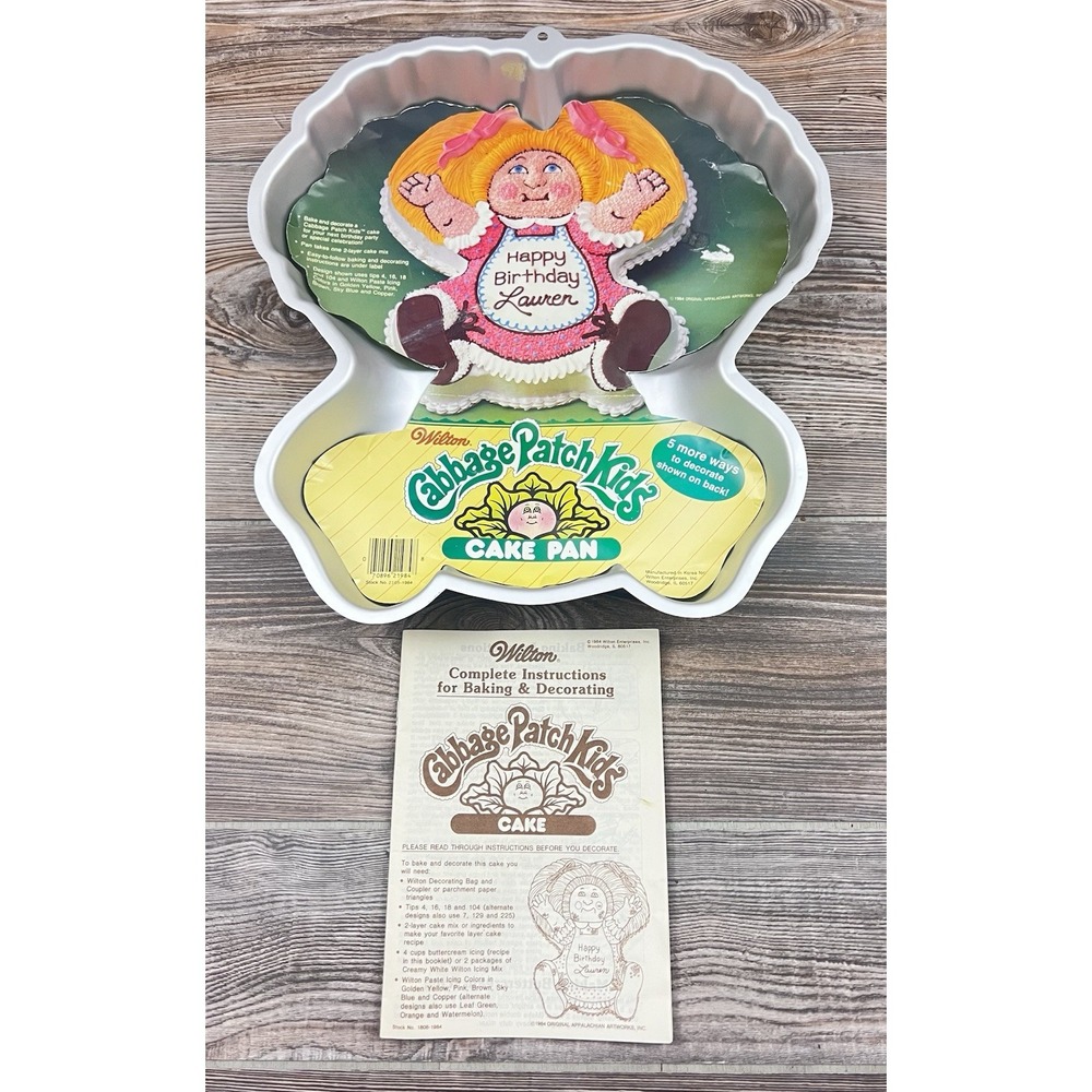 Wilton 1984 Cabbage Patch Cake Pan 2105-1984 Metal‎ Tin Pan Baking Pan